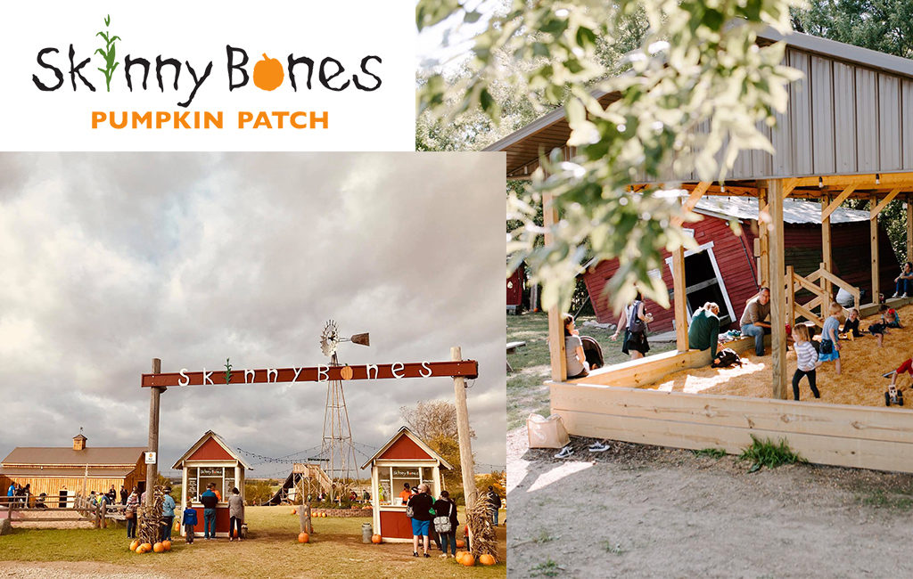 Skinny Bones Logo and image of their entrance